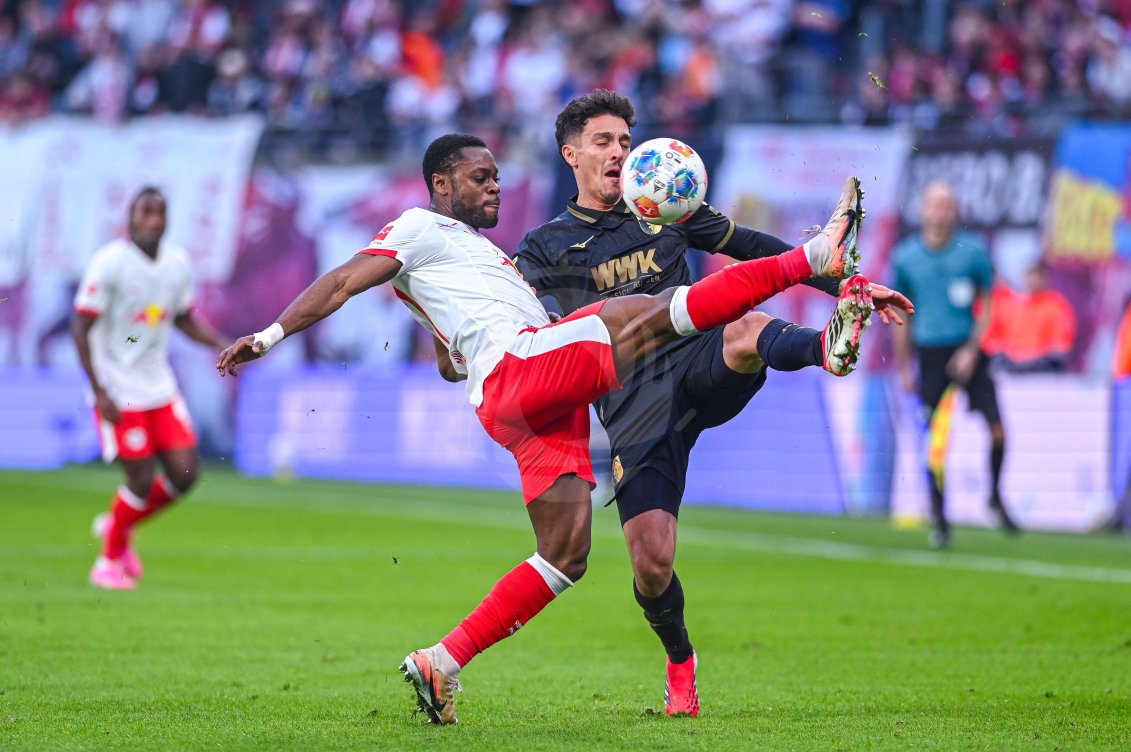 Piłka Nożna: Bundesliga. RB Lipsk - FC Augsburg. - Agencja Fotograficzna